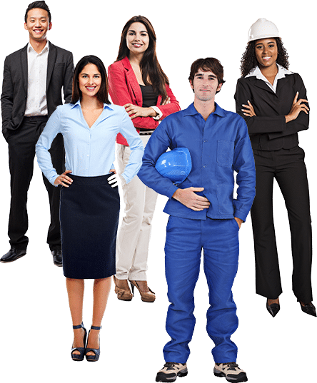 group of logistics people
