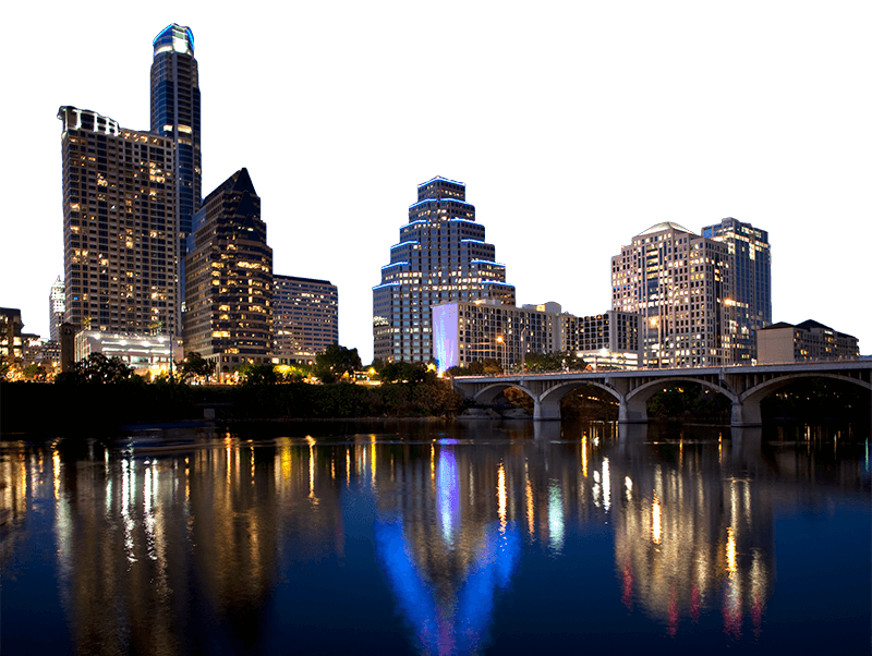 City of Austin Skyline Omni