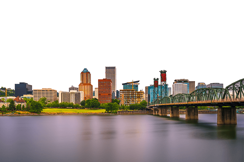 Portland Oregon Skyline Omni